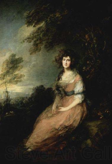 Thomas Gainsborough Mrs. Richard B. Sheridan Spain oil painting art